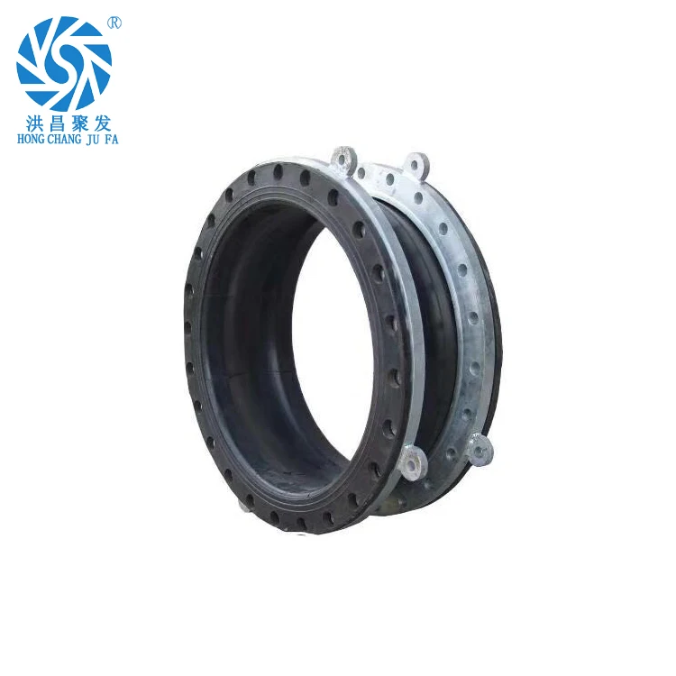 flexible pipe fitting 8' single arch JGD elastomer rubber flexible connectors