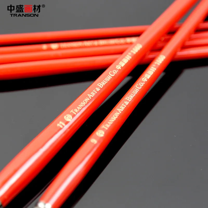 Artist Brush With Nylon Hair/ Painting Brush With Flat Head