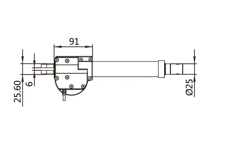 Chinese manufacturer OEM optional stroke electric waterproof 4000n linear actuator