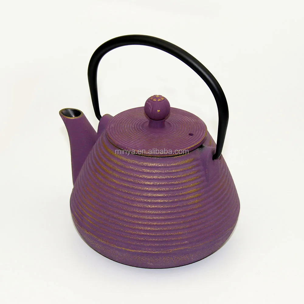 
Factory custom made cast iron teapot 900ml cast iron kettle 