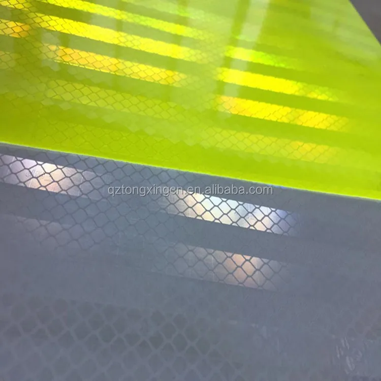 
Factory price printable plastic film prismatic reflective vinyl sheeting for warning and advertising 