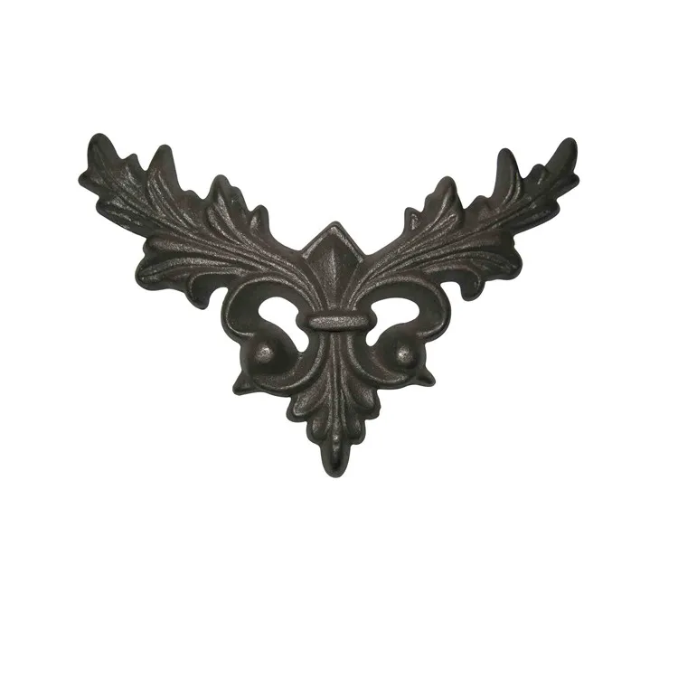 Cast Iron art metal flower leaves animal for house gate decoration