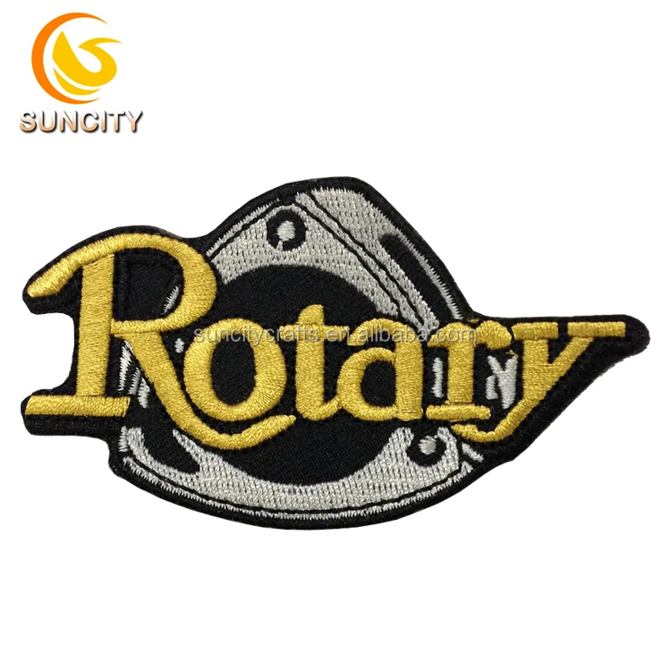 Garment Accessories High Quality Skull Iron Embroidery Patch Rock and Rider Moteros Embroidery Patch With Iron On