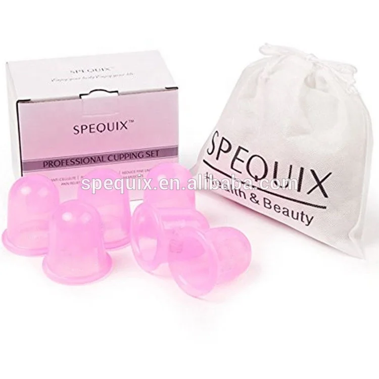 
Hot Selling SPA Full Body Silicone Cupping Set Massage Body Cups Suction Cupping 