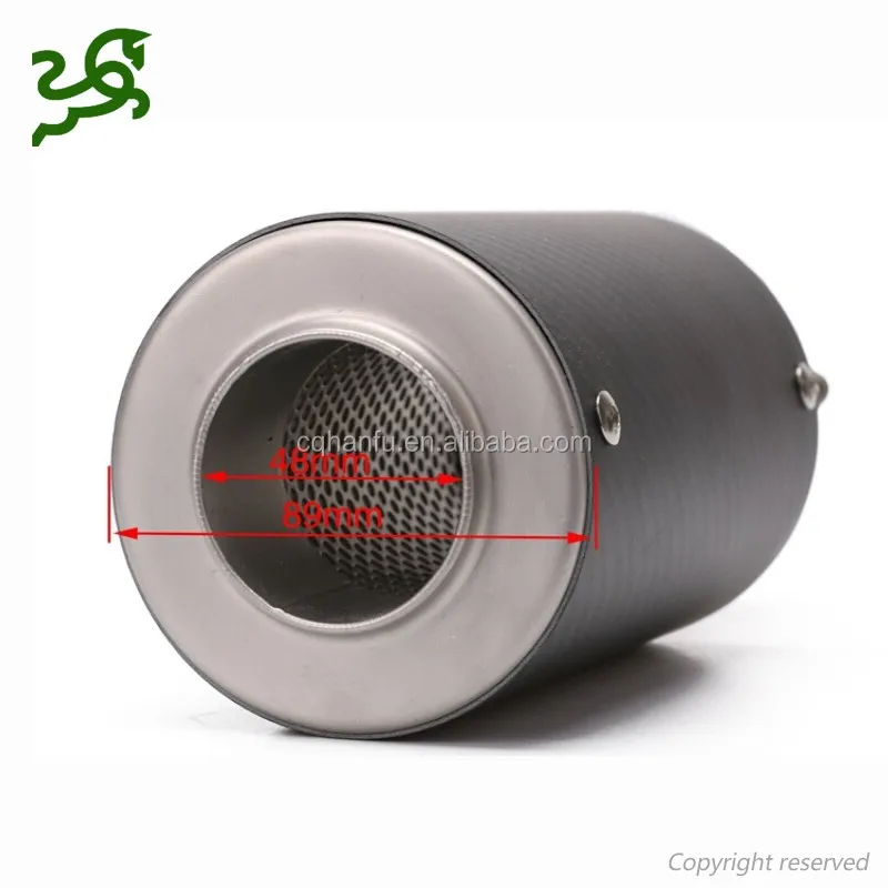 51mm Universal Motorcycle Scooter Modified Silencer For Racing Exhaust Pipe Muffler