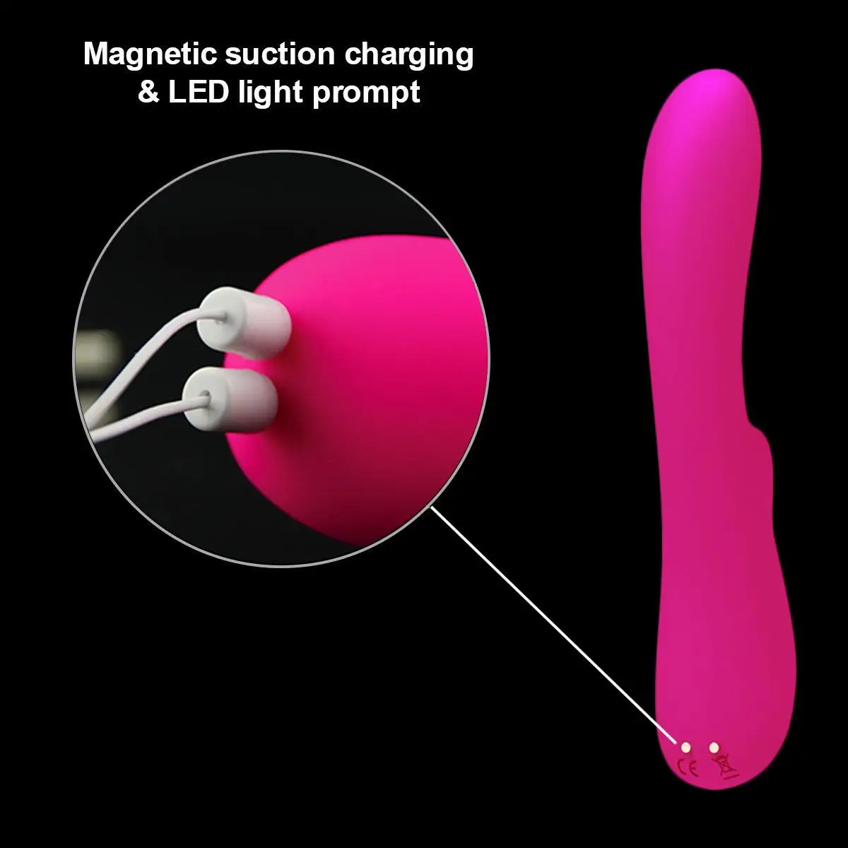 
Magnetic Suction Rechargeable IPX 7 Women Waterproof G Spot Vibrator 