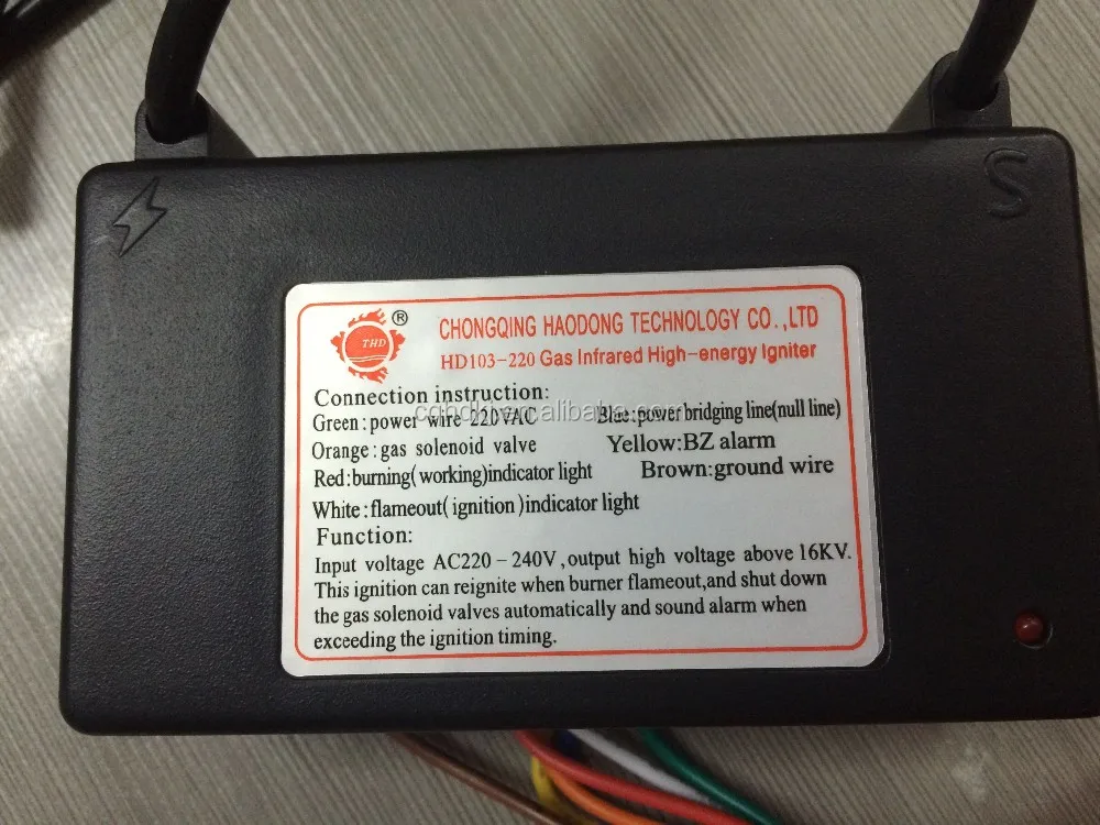 High Energy Electric Pulse Igniter, Automatic Industrial Igniter, Industrial Oven Lighter