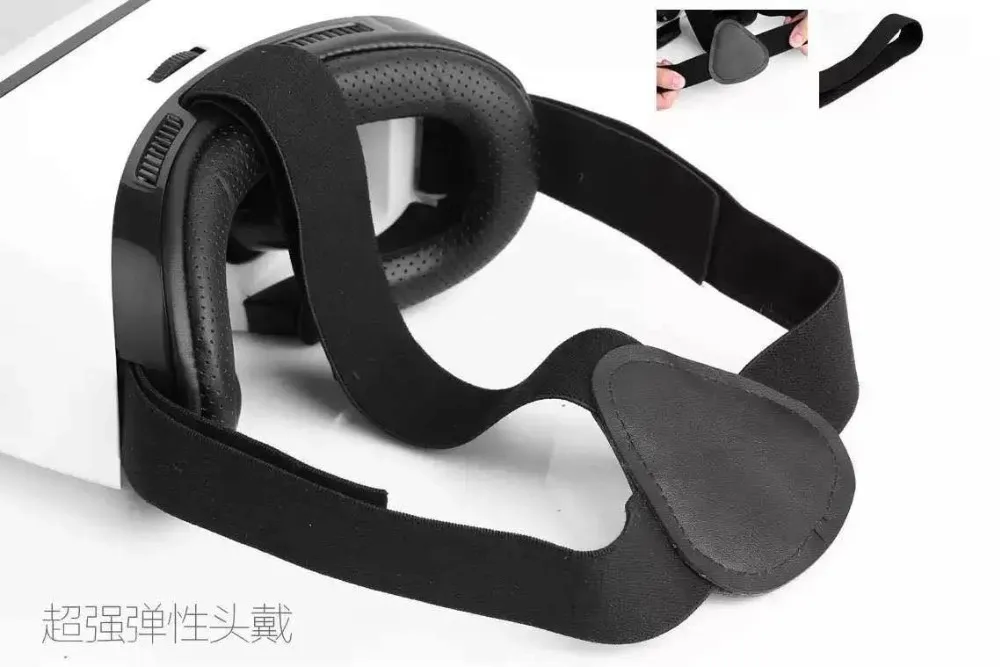 VR headset version 5 with remote and transparent glass