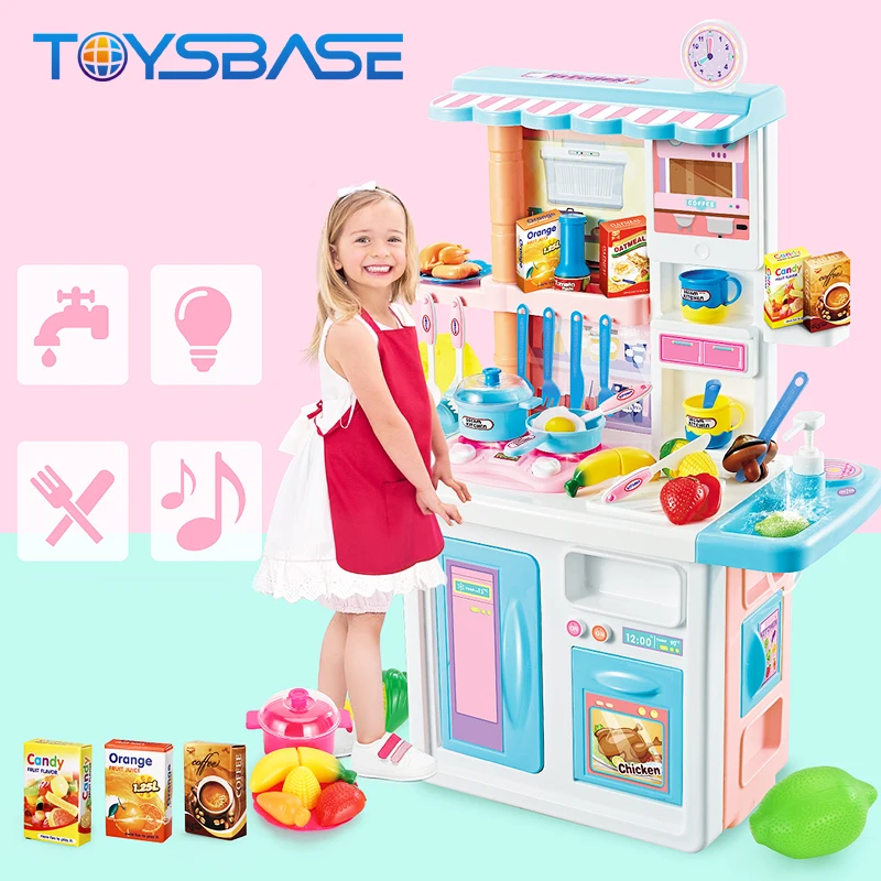 84CM Cooking Table Pretend Play Toy Big Kitchen Sets