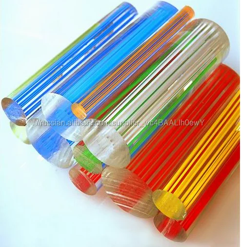 Красочные Прямой акриловый Стержень с Diameter12.5mm-80 мм