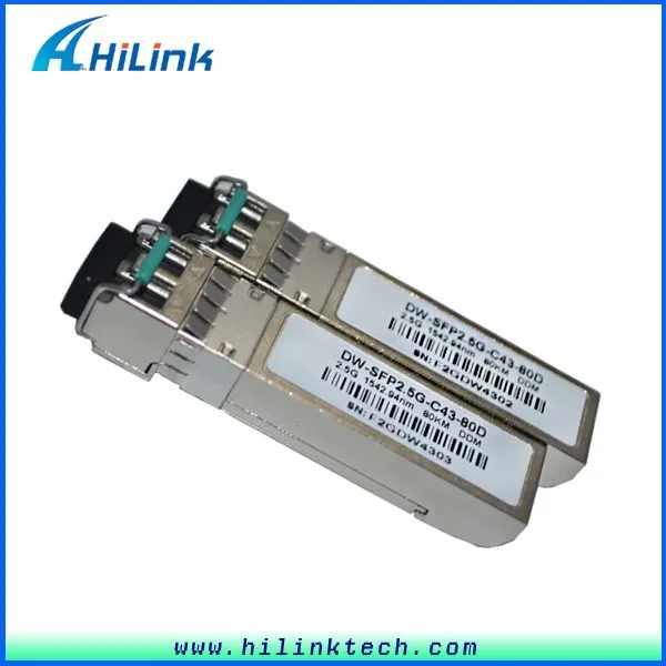 телекоммуникация 2.5g 80km dwdm sfp