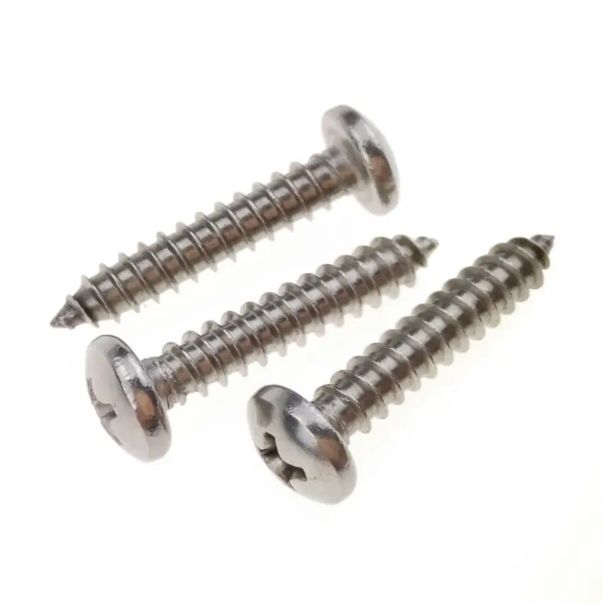 
Pan Head Self Tapping Screws Stainless Steel 304 for Engineering 