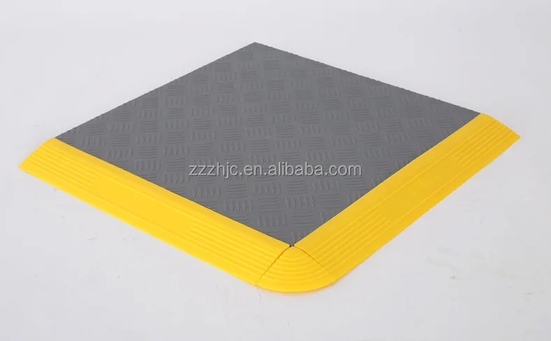 
pp indoor interlocking plastic floor tiles for repair workshop/removable plastic interlocking warehouse floor mats 