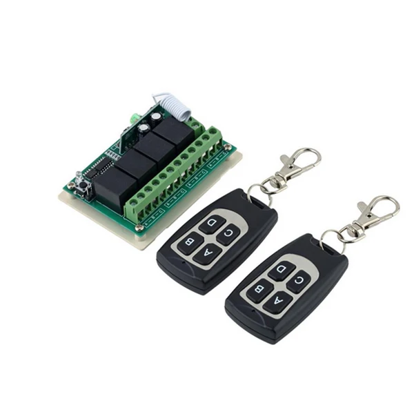 4 CH Channel Wireless Relay Remote Control Switch and Waterproof Remote Control Widely Used for Automatic Seat /Car Chair