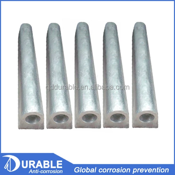 High Potential sacrificial anode Mg Alloy ASTM B843 M1C Casting Magnesium Anodes