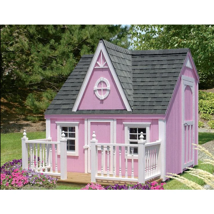 kids playhouse wood children play wooden house outdoor houses for kids