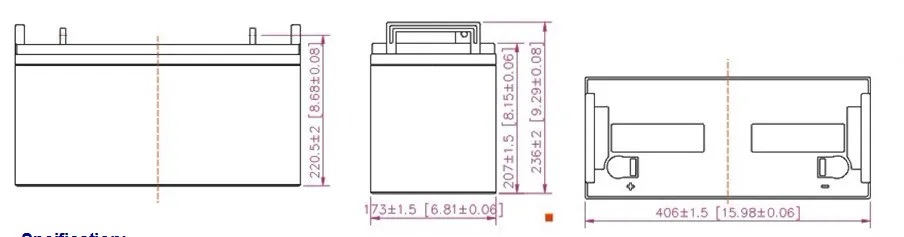 
gel deep cycle 12v solar battery 120 amp rechargeable sealed lead acid 