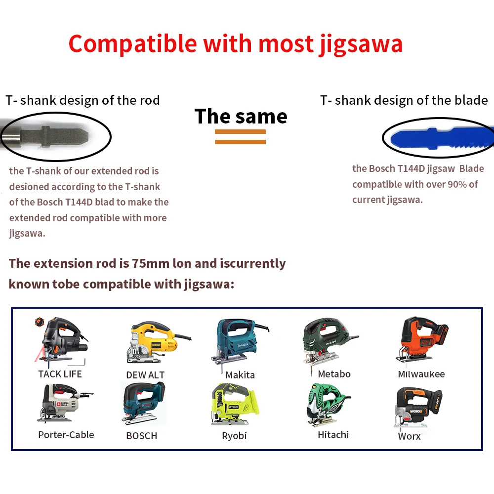 8 pcs Massage Tool Adapter - Percussion Jig Saw Massager Tip & Bit for Jigsaw, Personal Massage Tool