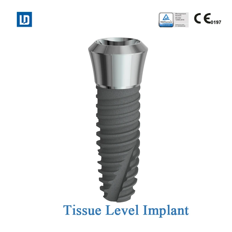 MSLD LeadOss Internal octa & non-submerged titanium dental implant compatible for ITI straumann implants