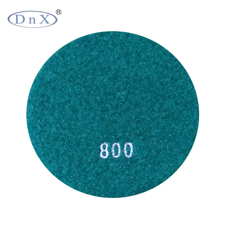 Wet granite polishing pad abrasive tool for cleaning and polishing