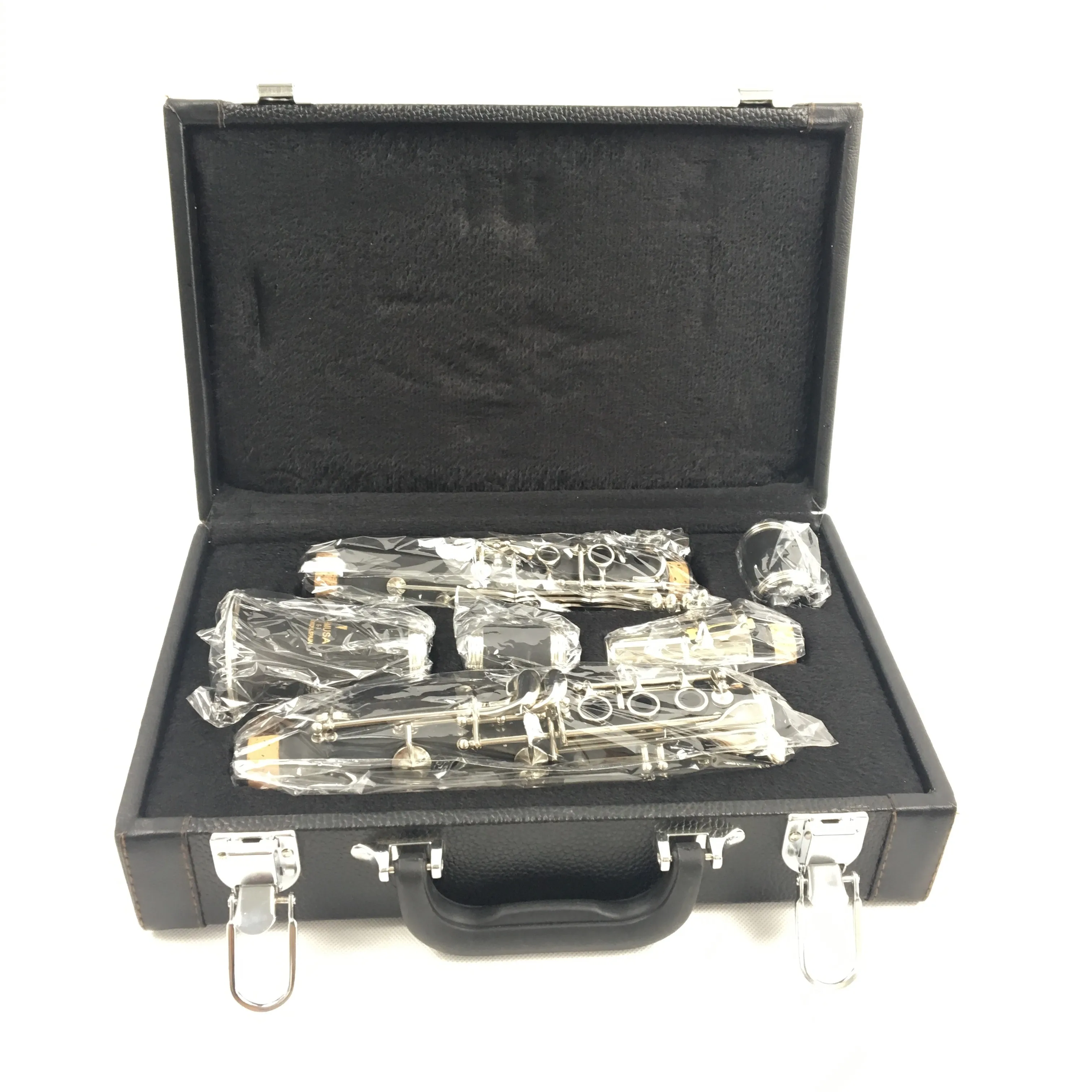 14 keys Professional Nickel Plated Bakelite C tone Wooden Clarinet