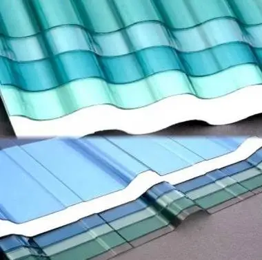 pc skylighting corrugated sheet lightweight transparent roofing materials
