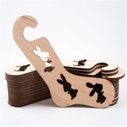 Customize Laser cut Wooden Geometric Lattice Sock Blocker for Womens Hand Knit Socks