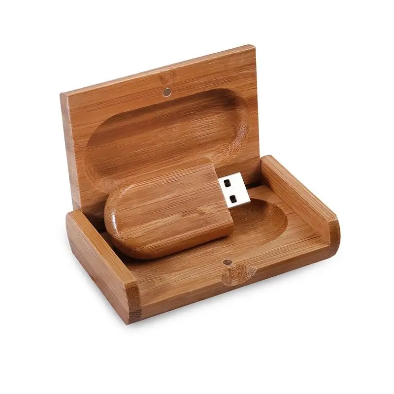 Wood Bamboo USB Flash Drive Customize Logo 4gb 8gb 16gb 32gb USB Stick