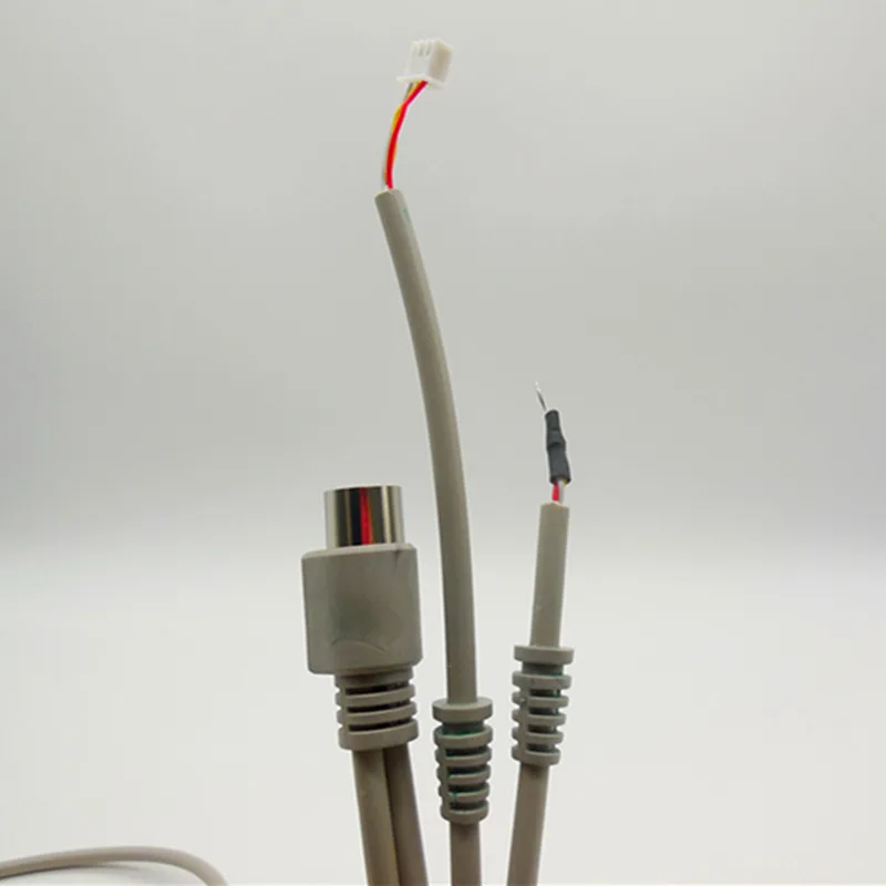 Medical cable 5 snap electrode lead wire for ECG equipment,ECG conductive electrode medical cable