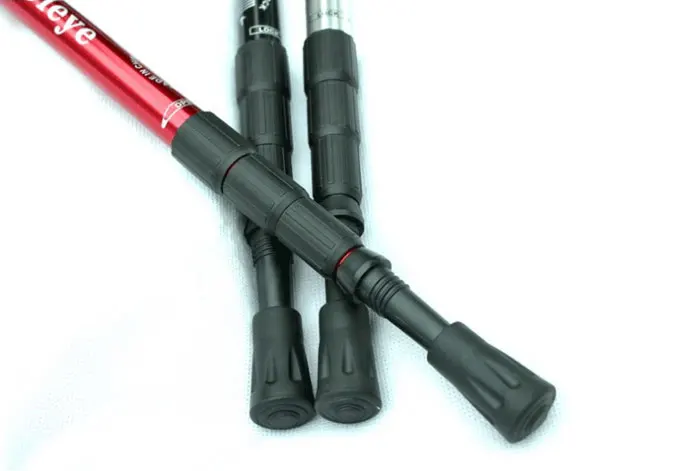 Free Shipping HOT Cleye Walking Straight Shank Stick,good Trekking pole telescopic ski poles 53-110CM 300G hike stick