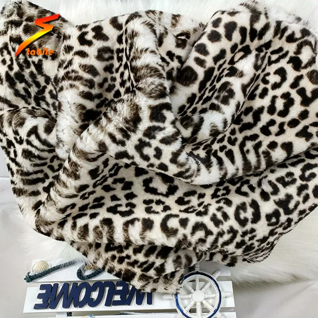 leopard pattern design animal printed dress garments fur fabric