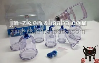 Plastic Healthy Cupping Set (Manufacturer) CE approved hijama kit