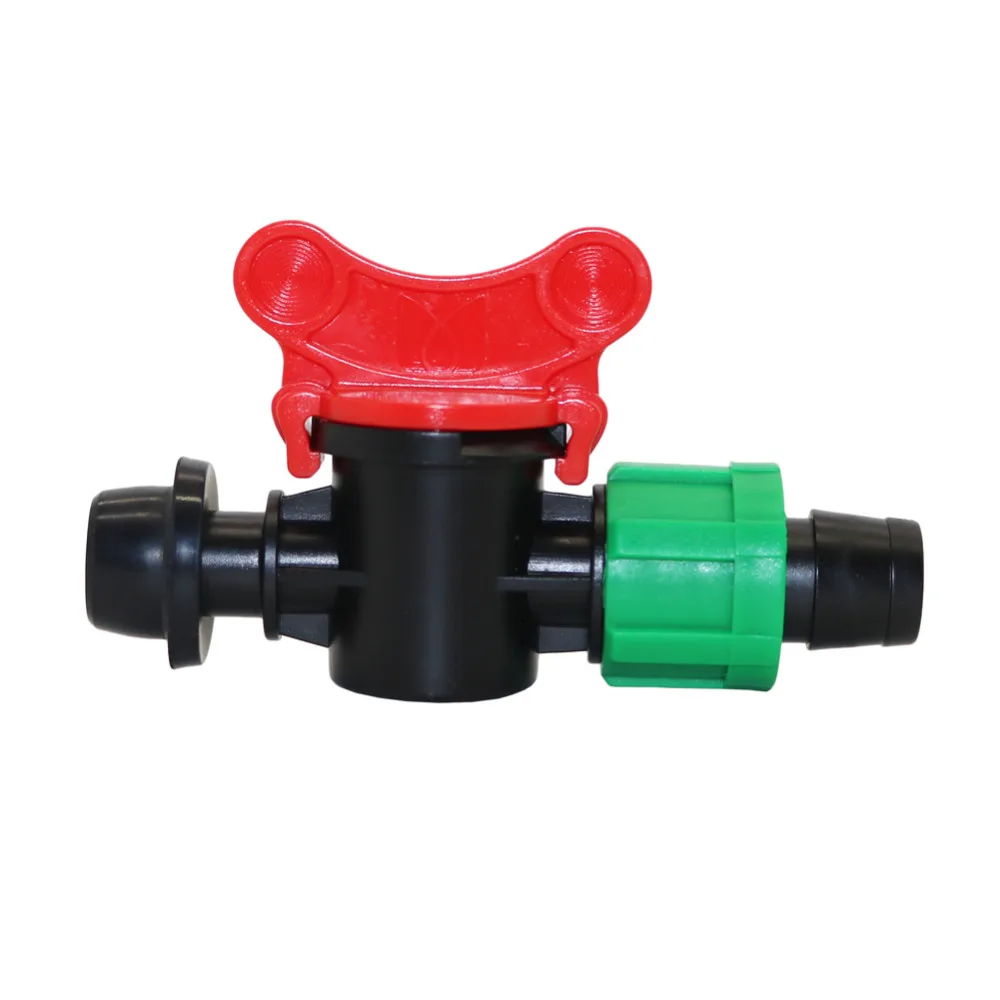 13mm To 15mm Bypass Valve with Lock Rubber Ring Barbed for Drip Irrigation System Waterstop Hose Switch