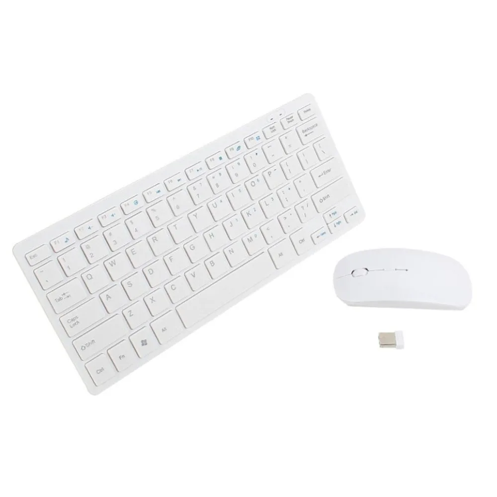 Wireless 2.4GHz Mini Keyboard and Mouse Combo Set for Laptop iMac Macbook