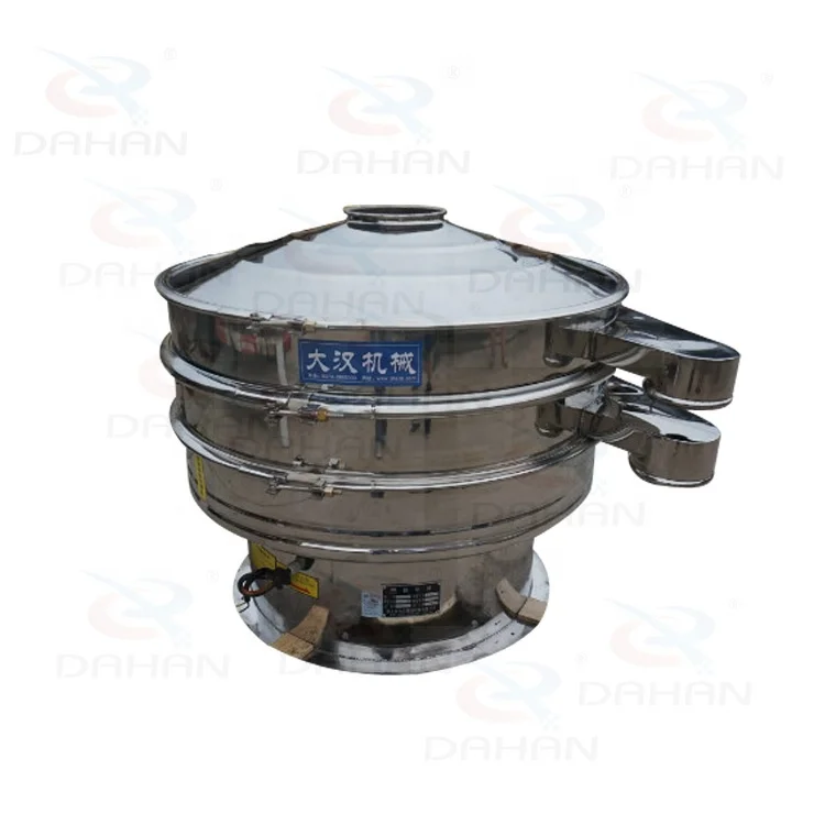 Food grade wheat powder flour vibro sifter circular rotary vibrating screen seive machine