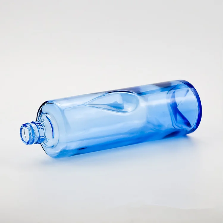 500ml SkyBlue Colour Mineral Water / Purified Water Glass Bottle with Crown Cap