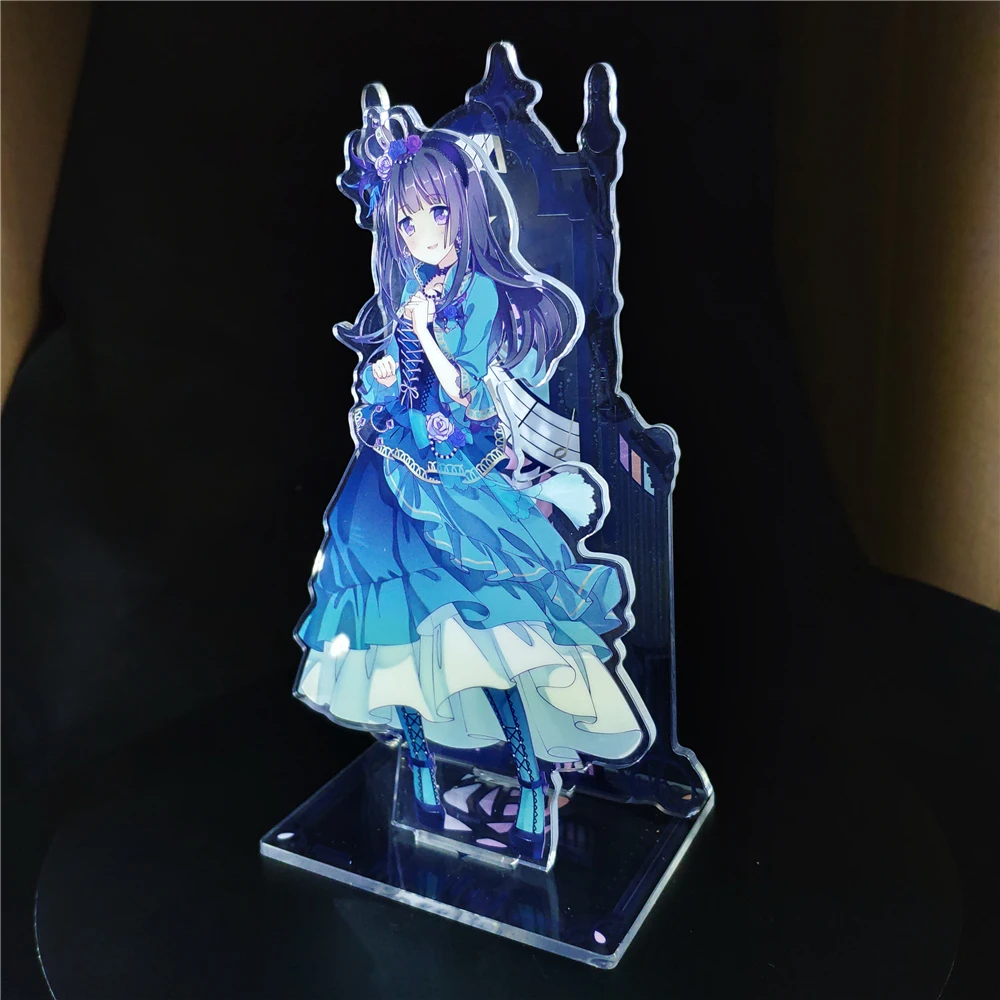 
Free Sample CMYK Print CNC Cut Acrylic Stand Anime Charms Figure Stand 
