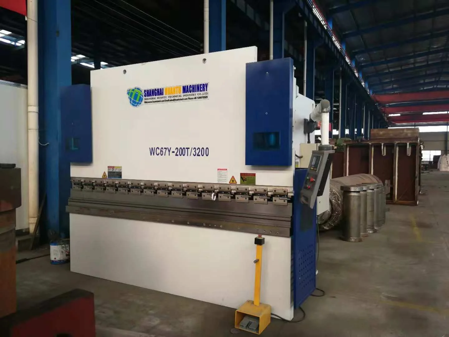WC67Y-100T/2500 Hydraulic Press Brake, metal sheet/mild steel/stainless steel/aluminium bending machine