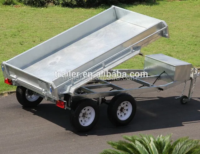 8x5 10x5 heavy duty hydraulic tipper car trailer /dump  trailer/farm trailer
