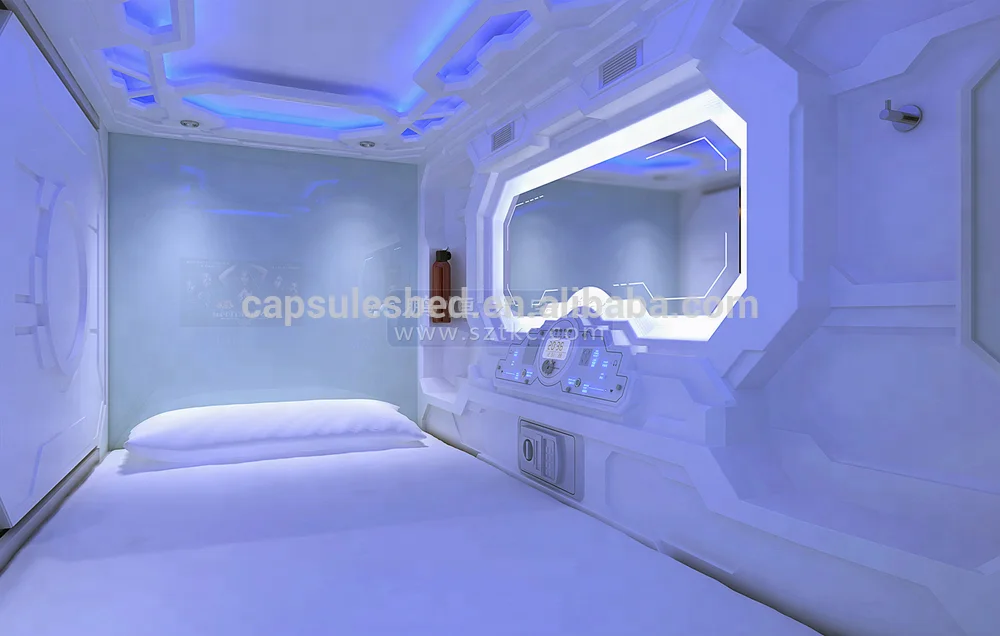 Long service life time Australia capsule hotel bed supplier manufacture capsule bed for airport, backpacker hostel, dormitory.