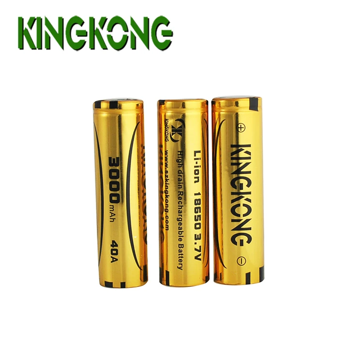 Wholesale 18650 3000mAh 3.7V  Li-ion  Rechargeable Battery