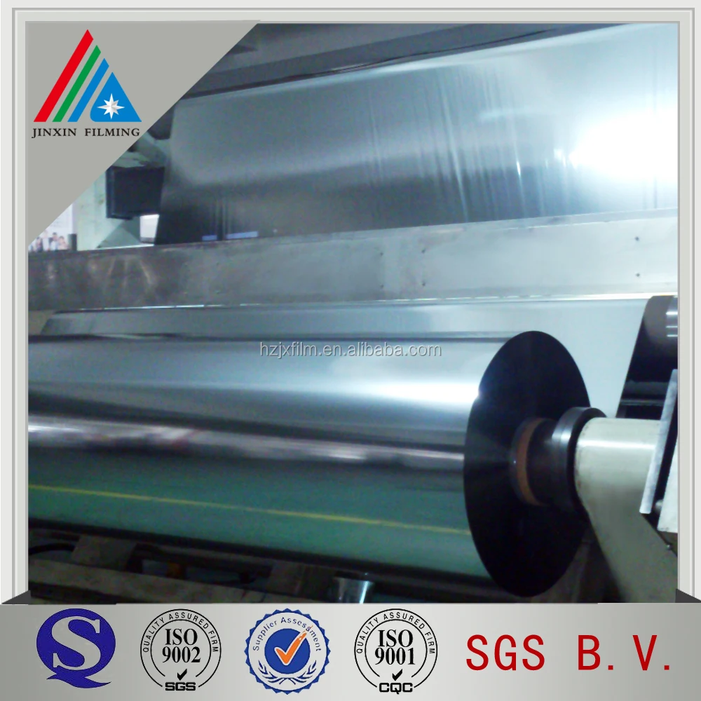 10 Micron Metallized Polyester Plastic Vmpet Mylar Film