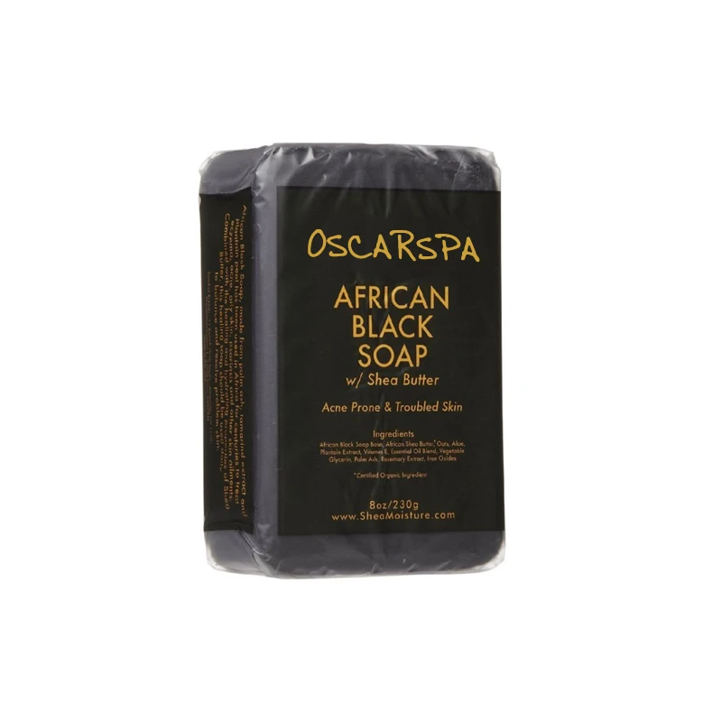 All natural Castile Charcoal Shaving Facial Detox Black Bamboo Charcoal Soap for Acne