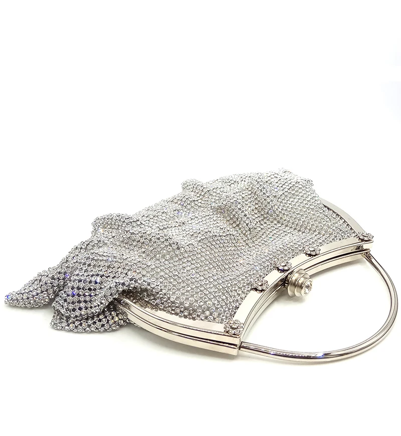
Luxury ladies diamond tote bag evening dinner clutch bag 
