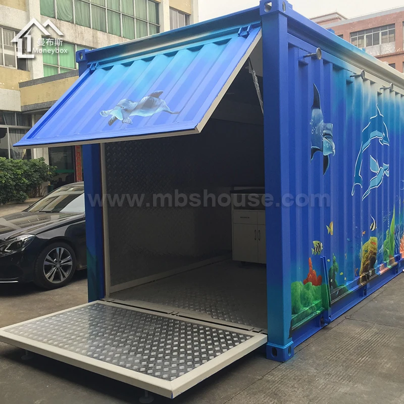 China suppliers mobile Pop-Up 20ft container coffee shop bar