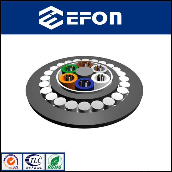 GYTA33(G652D) direct bury outdoor 12 24 48 72 96 144 288 core anti rodent Armoured Fiber Optical Cable