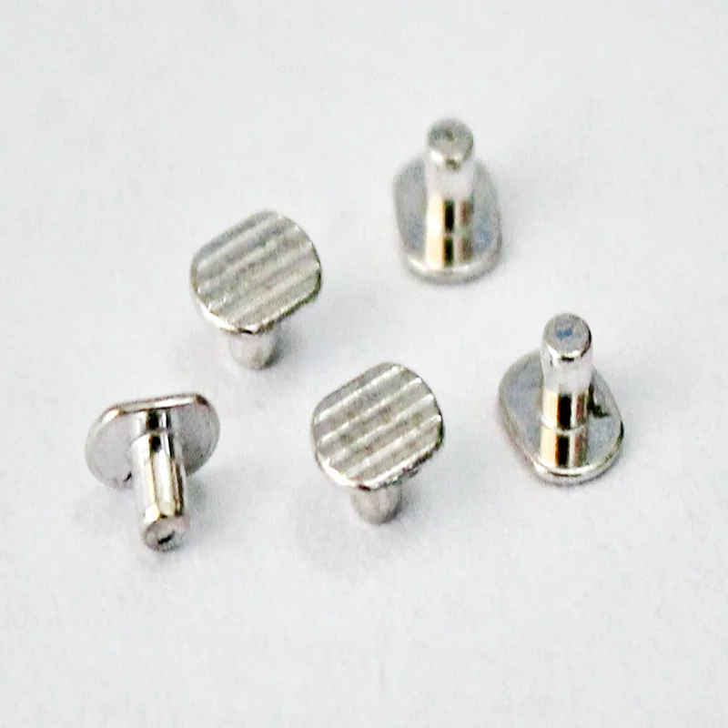 The silver contactor Rivets rectangle size contact