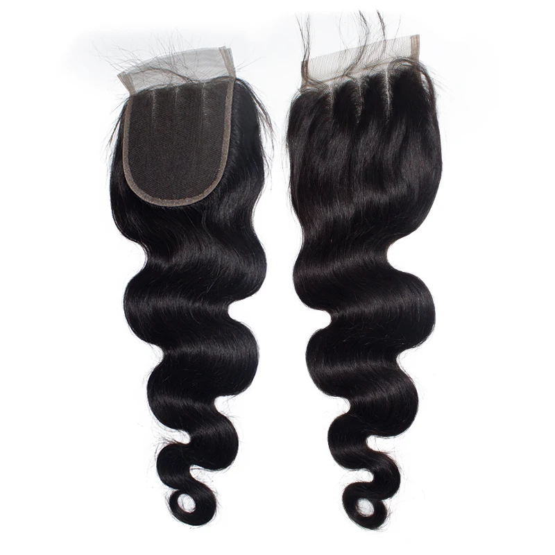 
3 bundles of brazilian hair on sale 8A body wave human hair bundles with closure set 