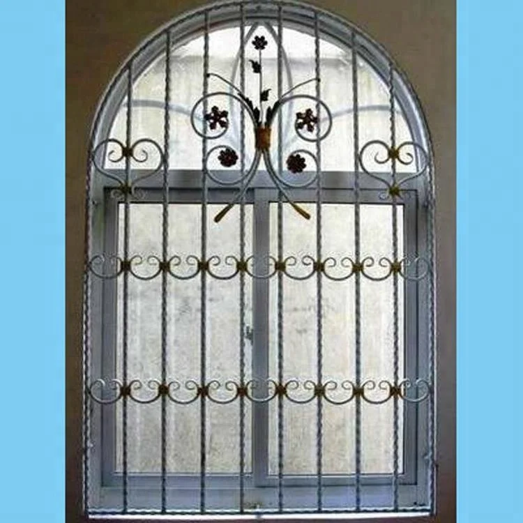 new style modern wrought iron american window grill design