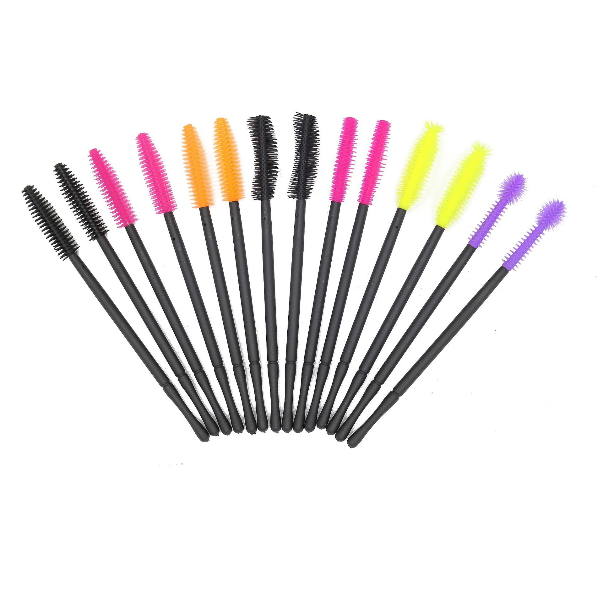 Hot sale Silicone Makeup Tools Mascara wands Head Disposable Eyelash Brush